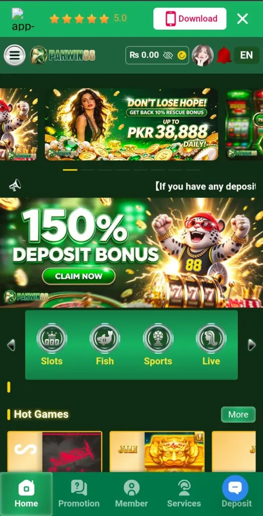 pakwin88 game lobby image