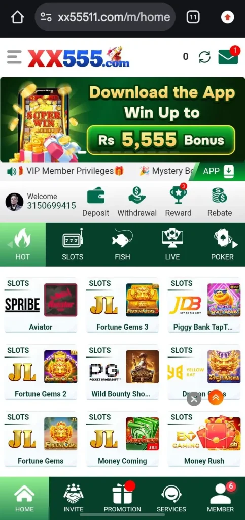 xx555 game